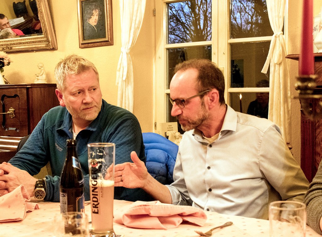 Stammtisch im Restaurant Alter Sandkrug