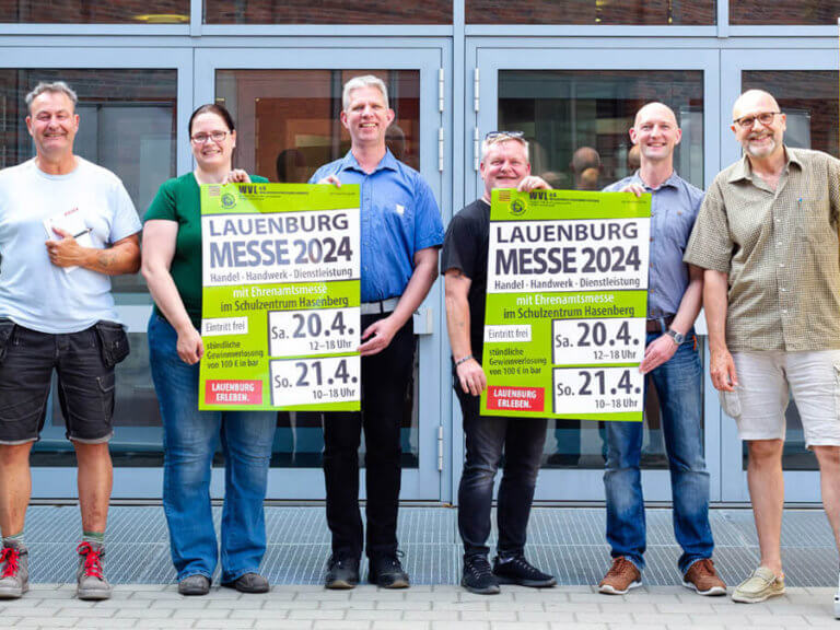 Orga-Team der Messe Lauenburg Messe 2024