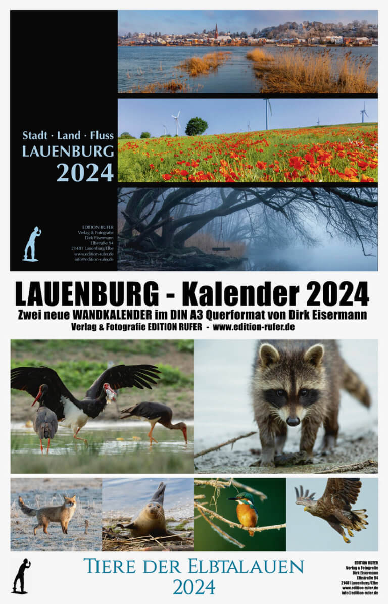 Wandkalender Lauenburg 2024 (EDITION Rufer)
