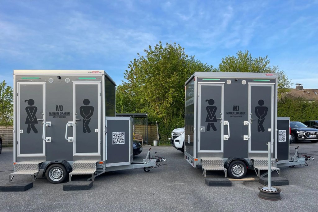 Mobile Toilettenhäuschen von MD Safety Control