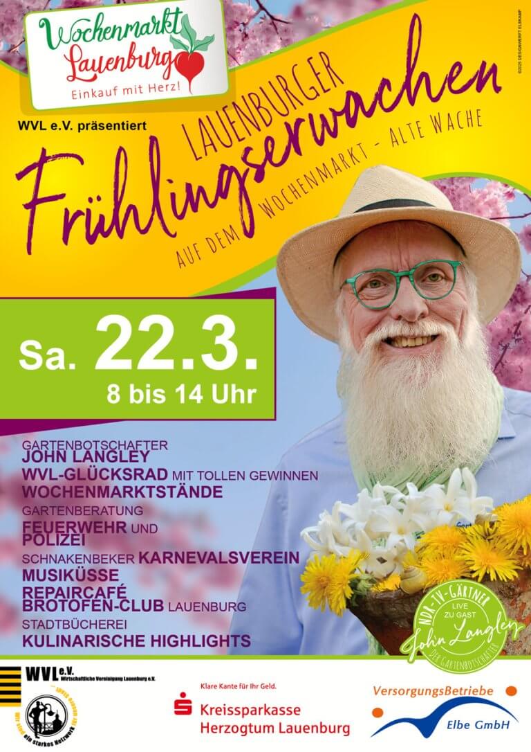 Die Wirtschaftliche Vereinigung Lauenburg (WVL) lädt zum großen „Lauenburger Frühlingserwachen“ ein. Die Wirtschaftliche Vereinigung Lauenburg (WVL) lädt zum großen „Lauenburger Frühlingserwachen“ ein.