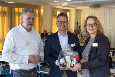 Bürgermeister Thorben Brackmann (m.) ist neues Mitglied in der WVL (Foto: Dirk Eisermann)
