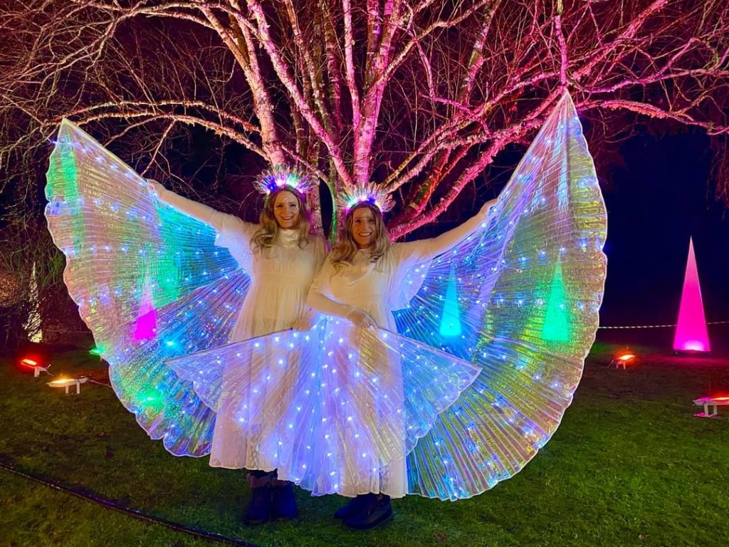 Lichter-Engel auf dem Lauenburger Weihnachtsmarkt 2025