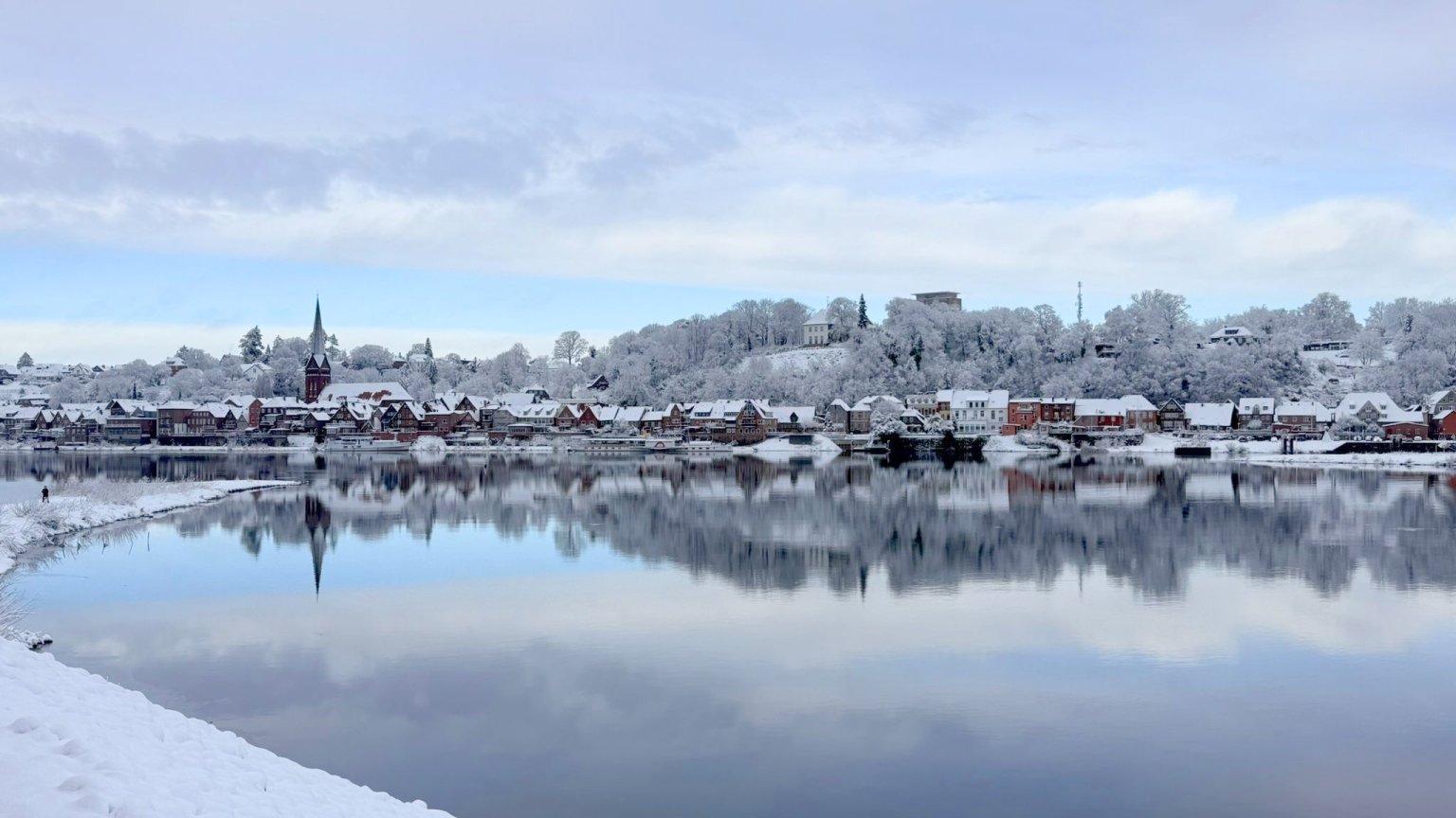 Winter in Lauenburg (Foto: Frank Paetow)