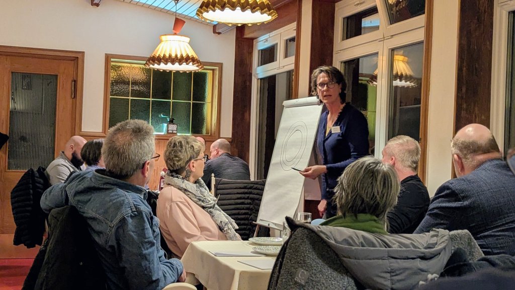 Ingke Ketels bei ihrem Vortrag zum Erbrecht (Foto: Holger Meyer)